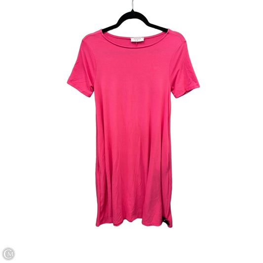 Dress Casual Short By Zenana In Pink, Size: S