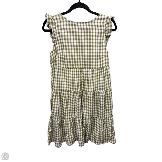 Dress Casual Short By Kirundo In Green, Size: S