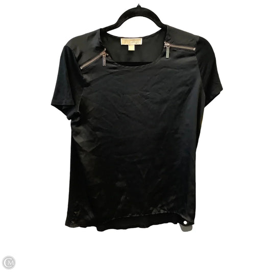 Top Short Sleeve By Michael By Michael Kors In Black, Size: M