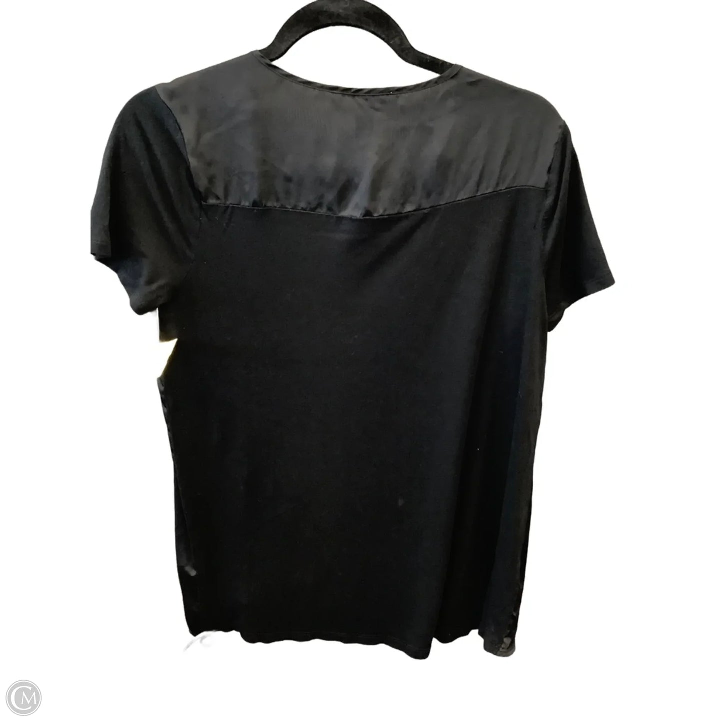 Top Short Sleeve By Michael By Michael Kors In Black, Size: M
