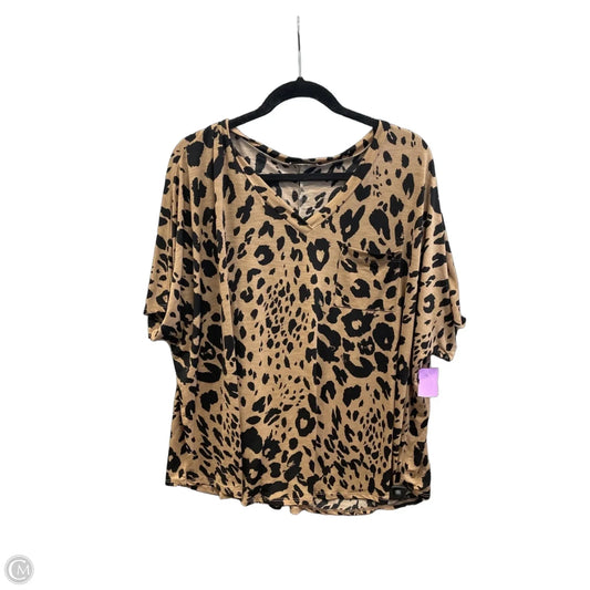 Tunic Short Sleeve By Jodifl In Brown, Size: S