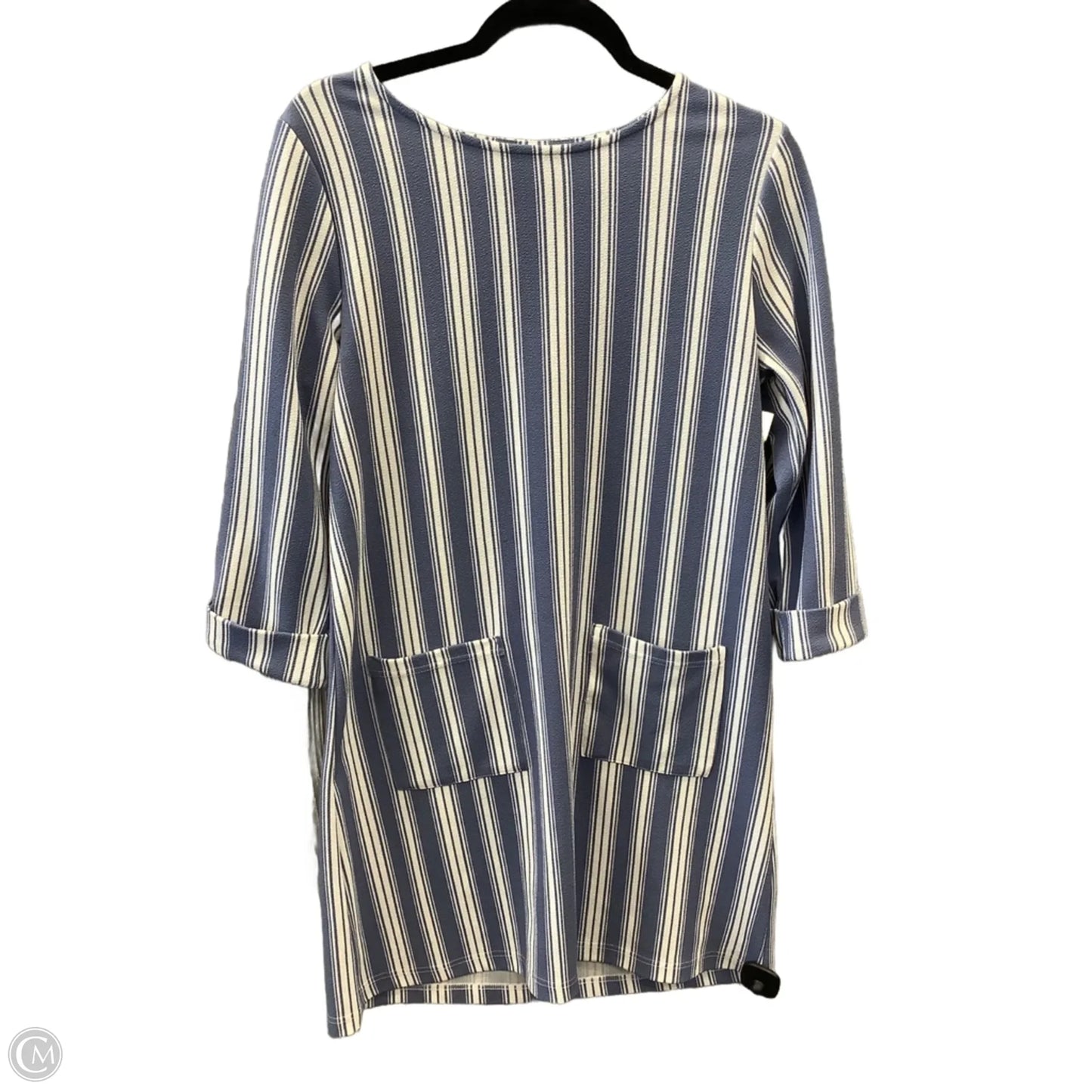 Dress Casual Short By Massini In Blue, Size: S