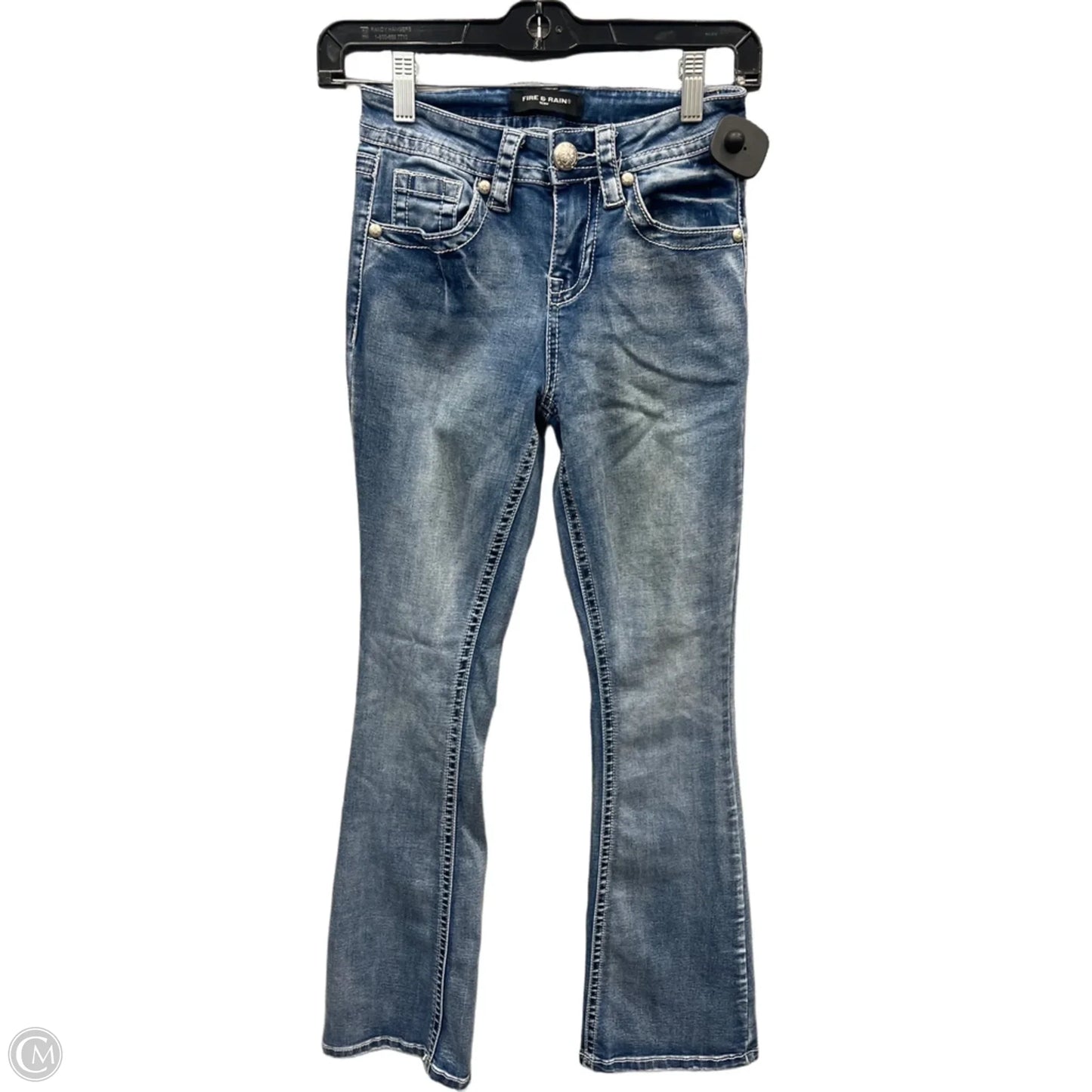 Jeans Boot Cut By Clothes Mentor In Blue Denim, Size: 0