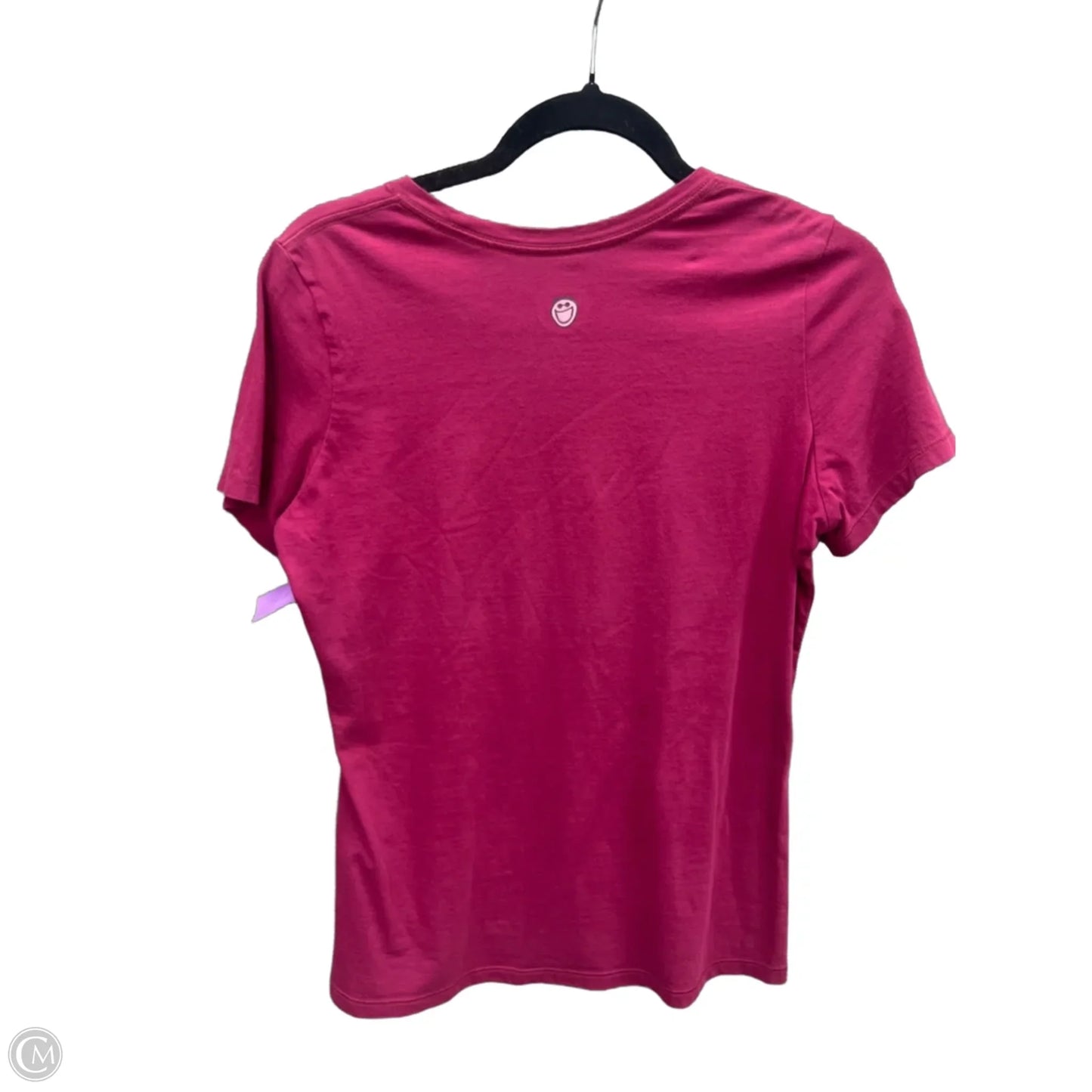 Top Short Sleeve By Life Is Good In Pink, Size: Sp