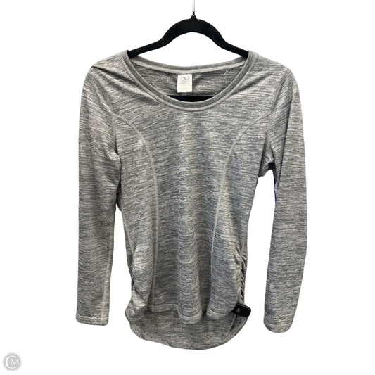 Athletic Top Long Sleeve Crewneck By Athletic Works In Grey, Size: Xs