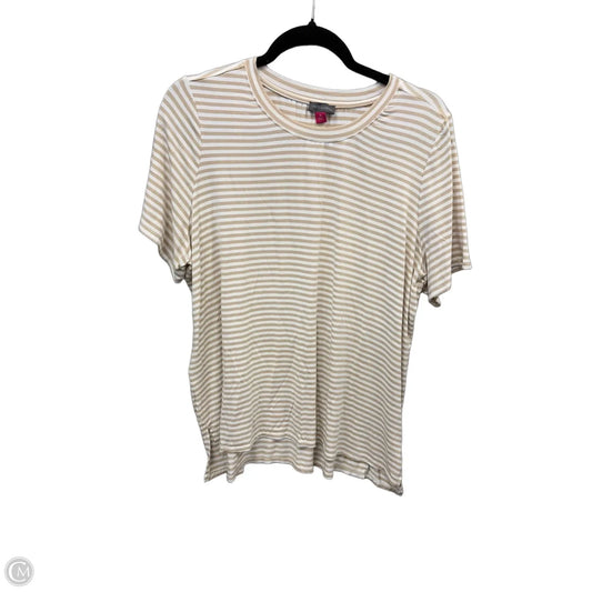 Tunic Short Sleeve By Vince Camuto In Striped Pattern, Size: 1x