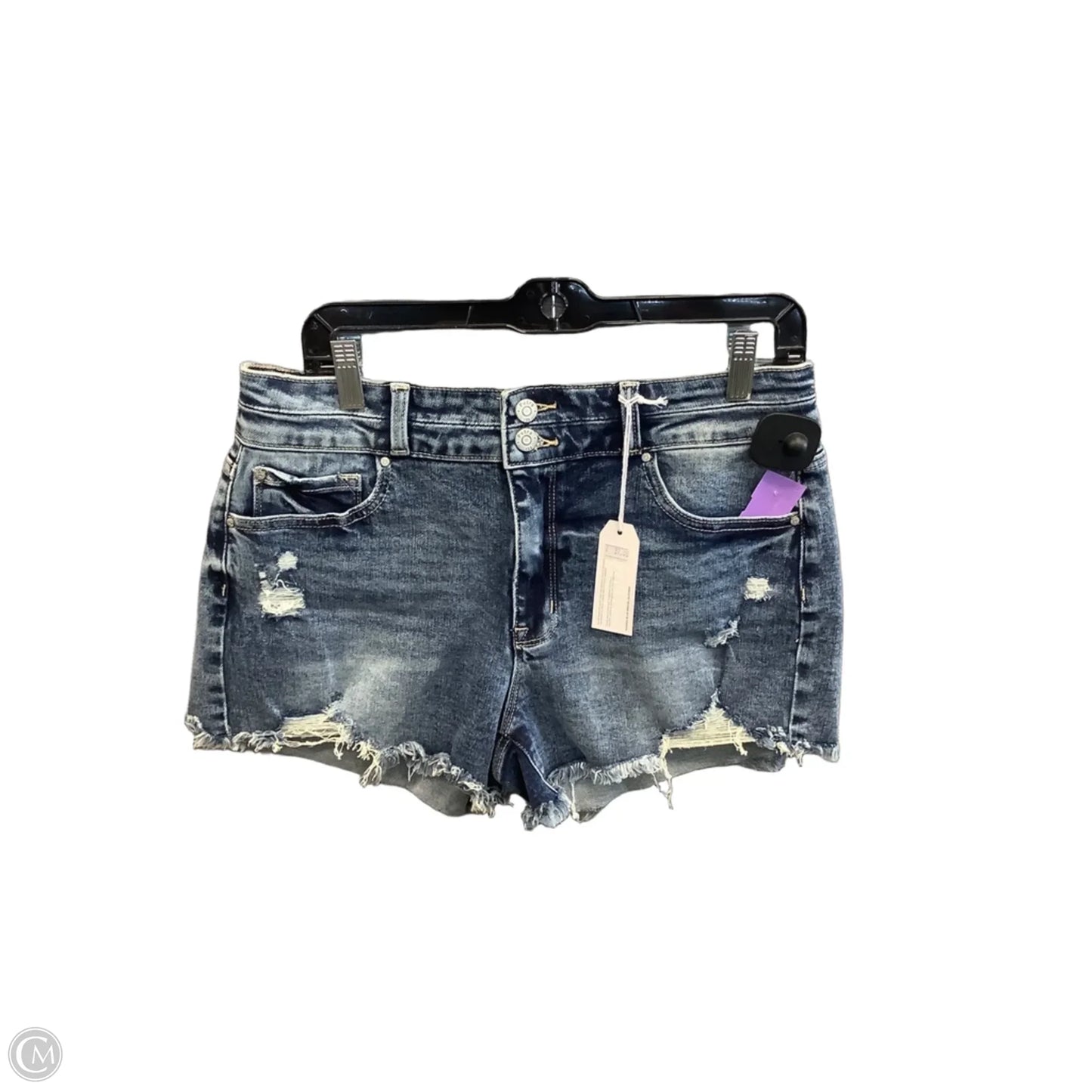Shorts By Clothes Mentor In Blue Denim, Size: 12