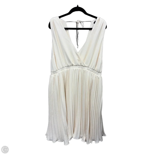 Dress Casual Midi By Torrid In Cream, Size: 2x