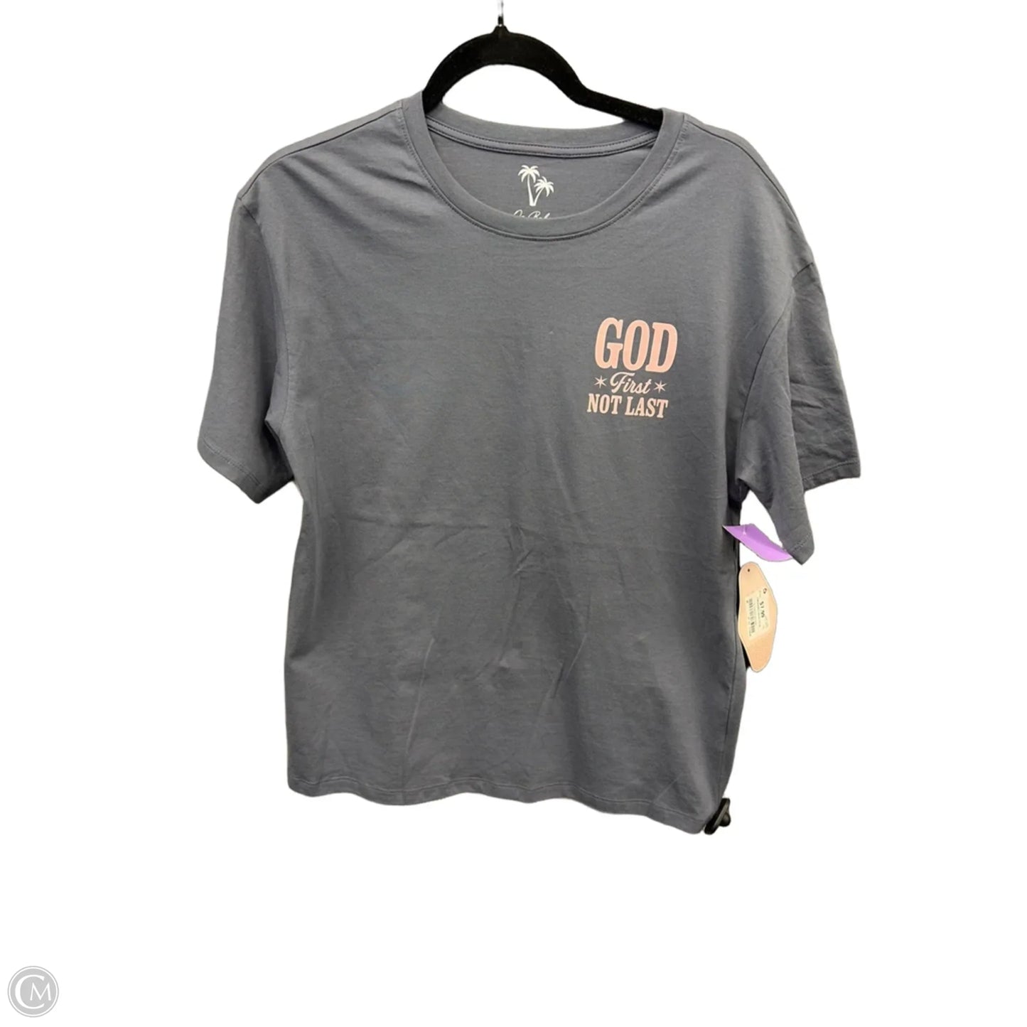 Top Short Sleeve By Clothes Mentor In Blue, Size: L