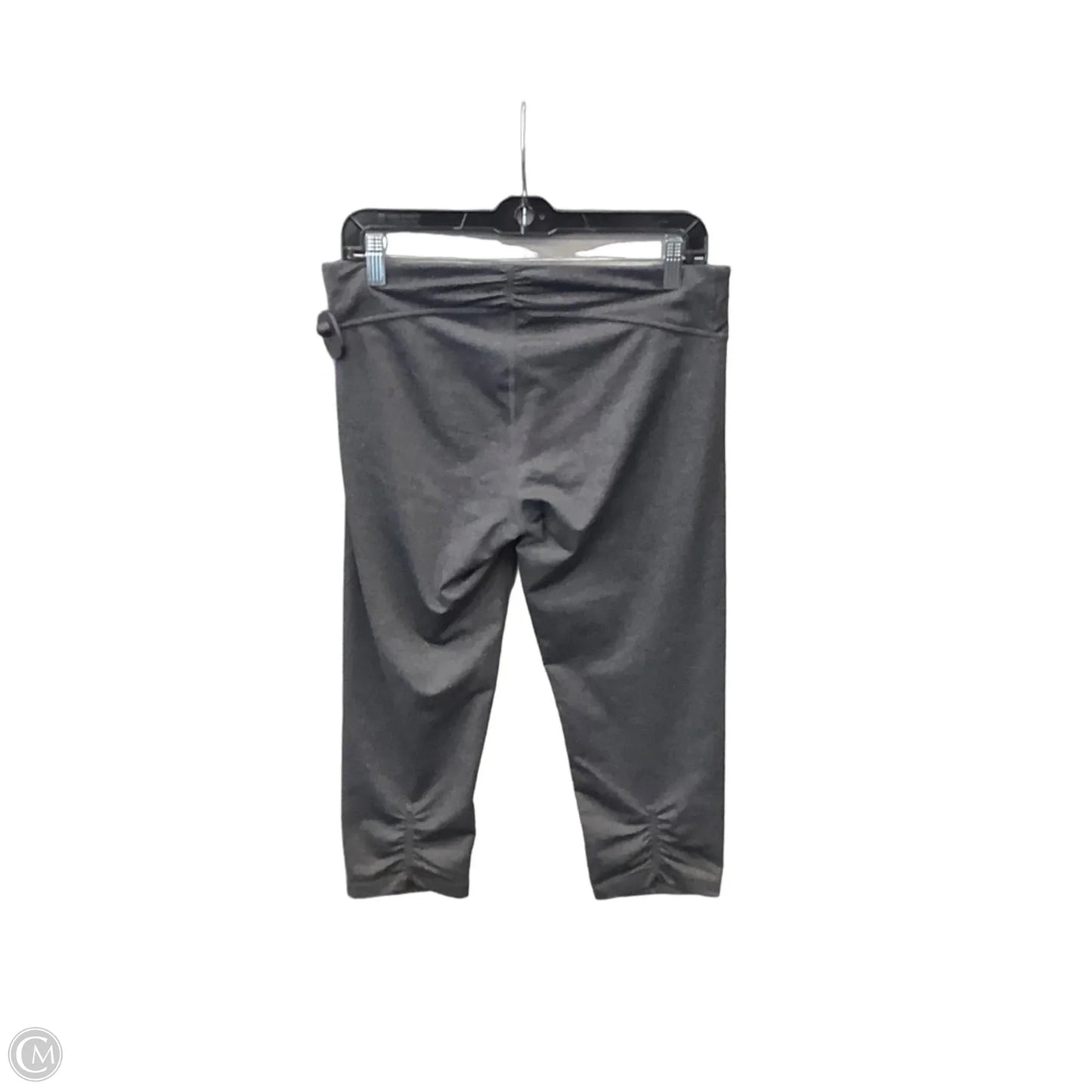Athletic Leggings Capris By Calvin Klein In Grey, Size: L