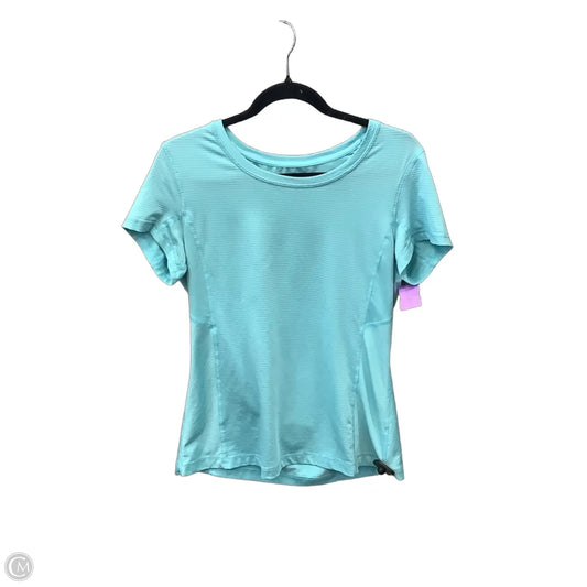 Athletic Top Short Sleeve By Tek Gear In Blue, Size: M