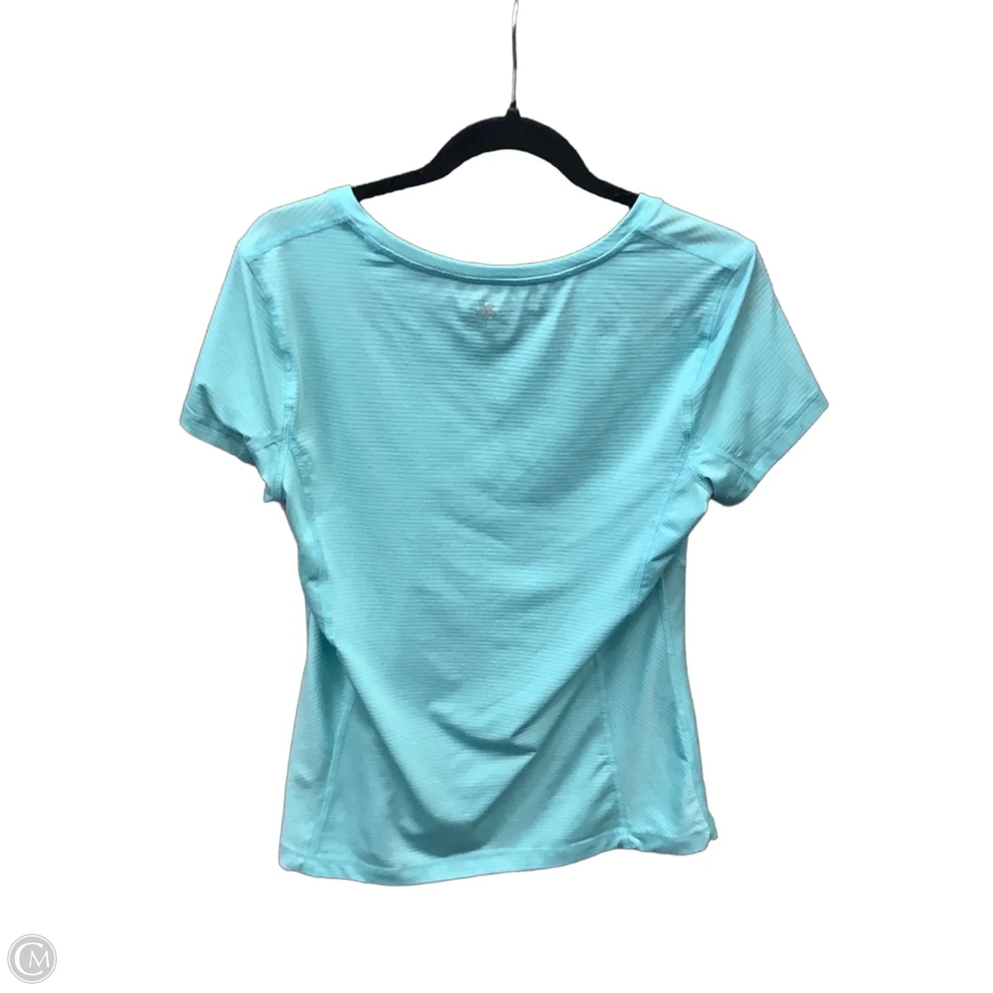 Athletic Top Short Sleeve By Tek Gear In Blue, Size: M