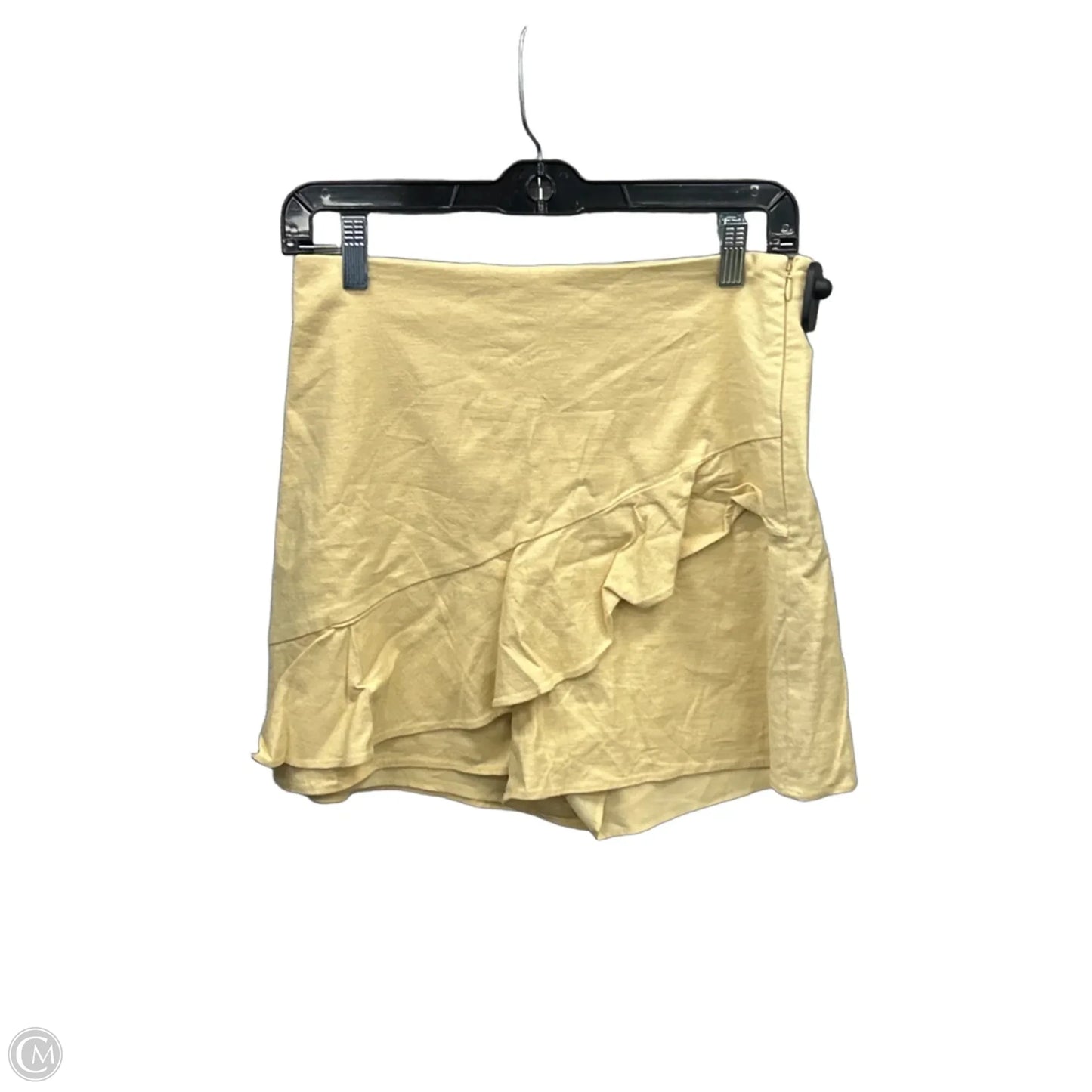 Skirt Mini & Short By Express In Yellow, Size: 6