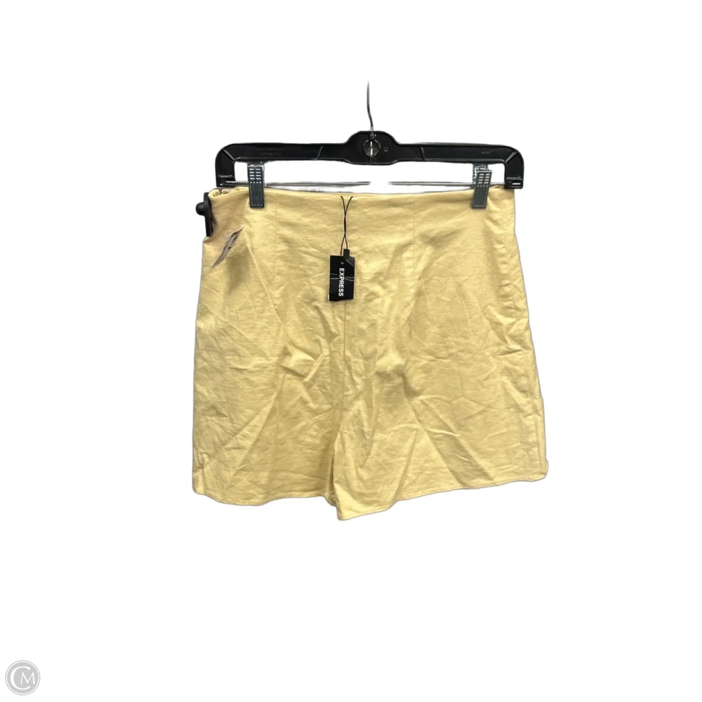 Skirt Mini & Short By Express In Yellow, Size: 6