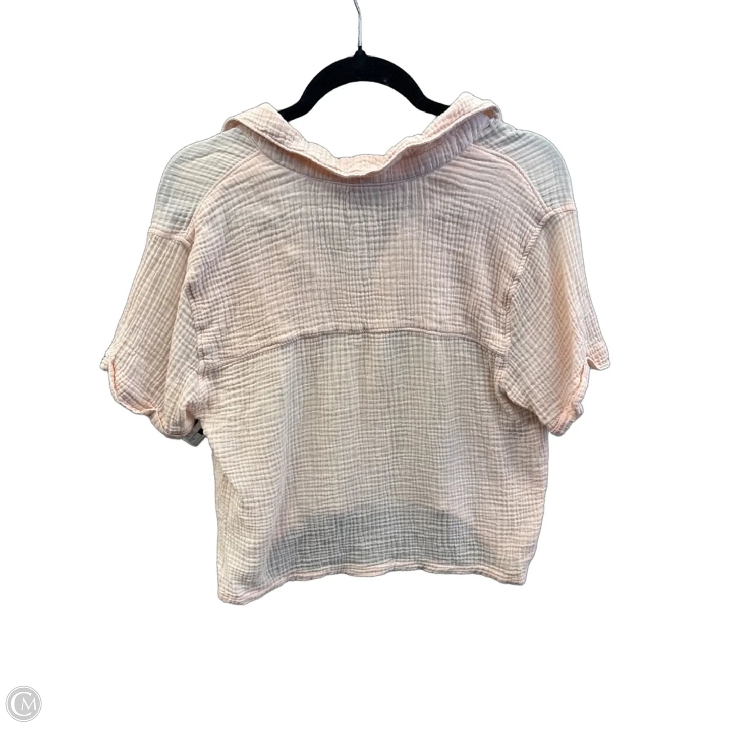 Top Short Sleeve By Vanilla Star In Pink, Size: M