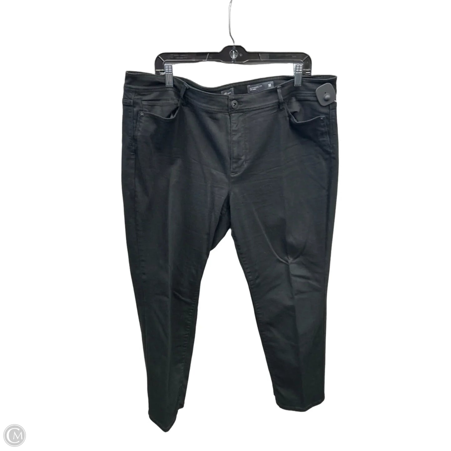 Jeans Skinny By J. Jill In Black Denim, Size: 18