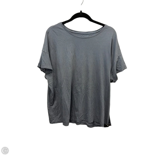 Top Short Sleeve Basic By Terra & Sky In Grey, Size: 1x