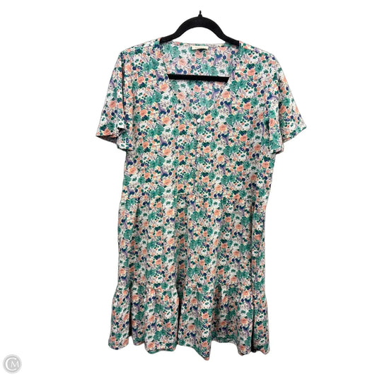 Dress Casual Short By Jodifl In Floral Print, Size: M