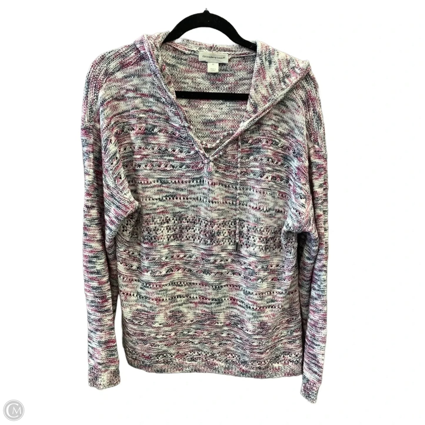 Sweatshirt Hoodie By Christopher And Banks In Pink, Size: Xl