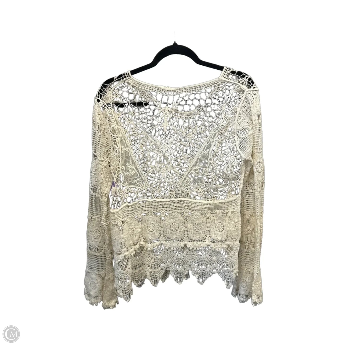 Swimwear Cover-up By Lovestitch In White, Size: L