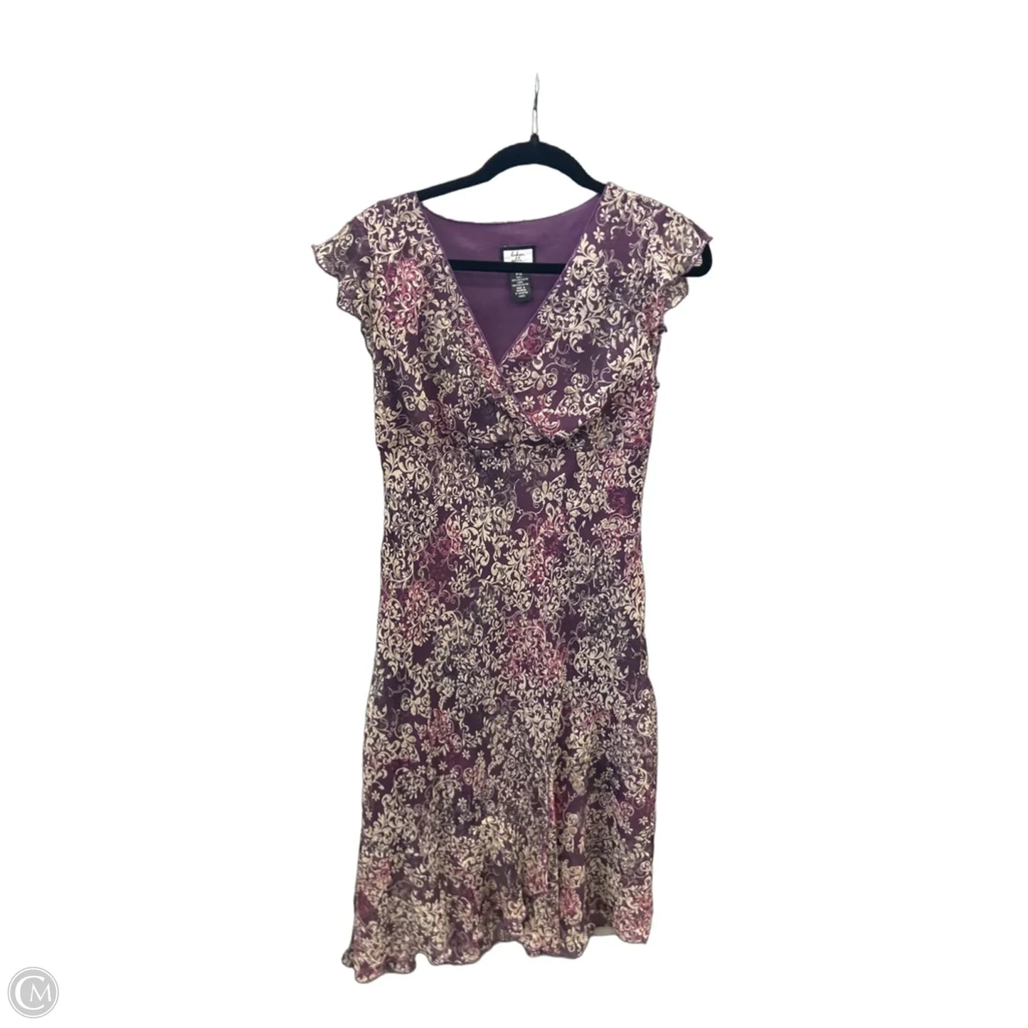 Dress Casual Midi By Clothes Mentor In Purple, Size: Lp