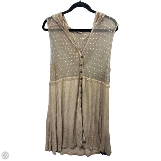 Dress Casual Midi By Pol In Brown, Size: L