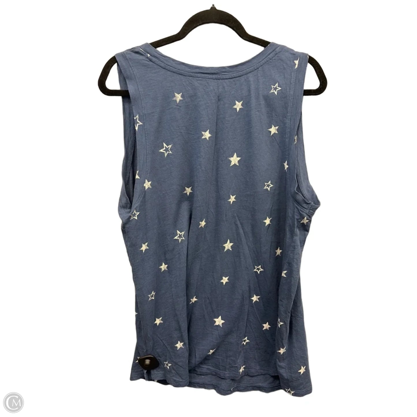 Top Sleeveless By Sonoma In Blue, Size: 1x