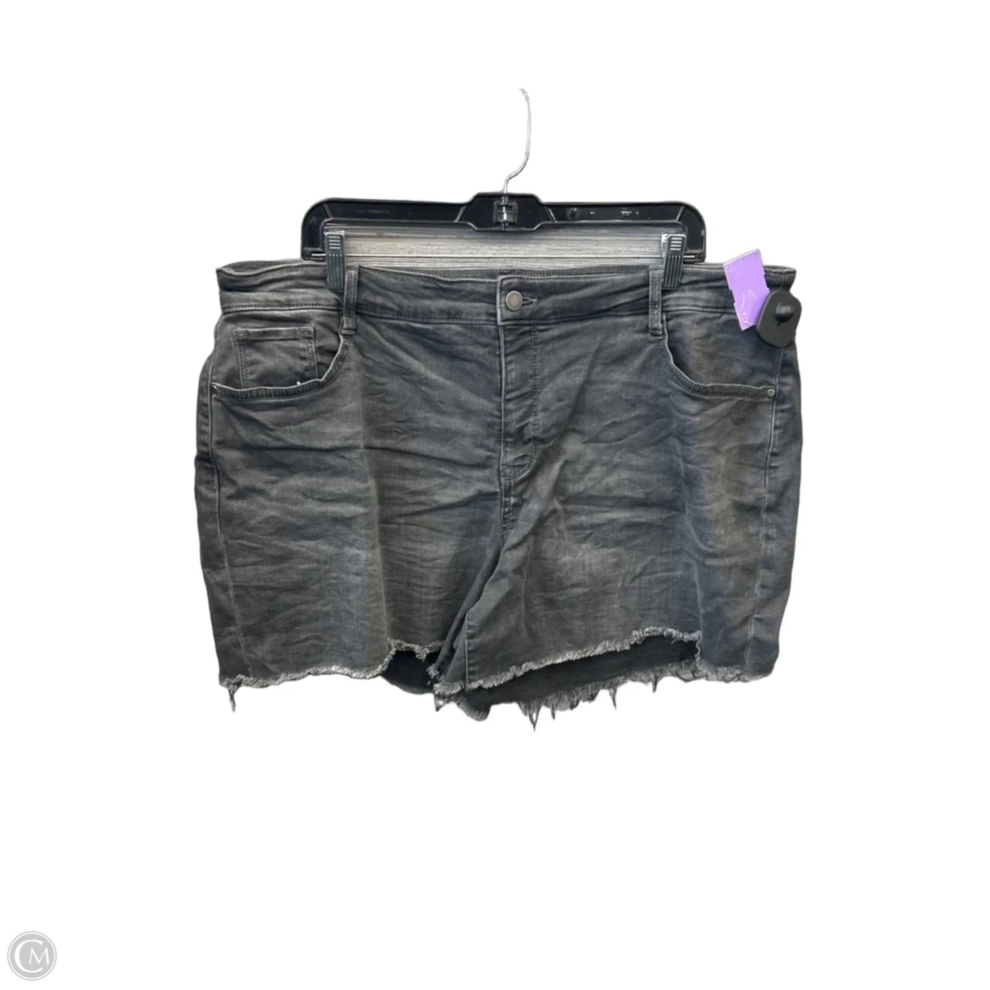 Shorts By Nine West In Black Denim, Size: 18
