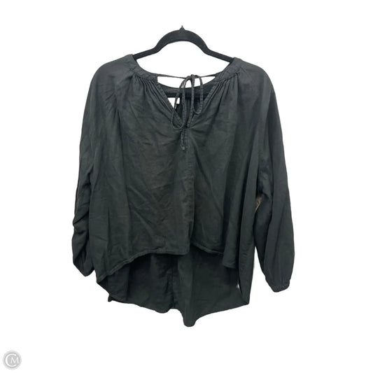 Top Long Sleeve By A New Day In Black, Size: M