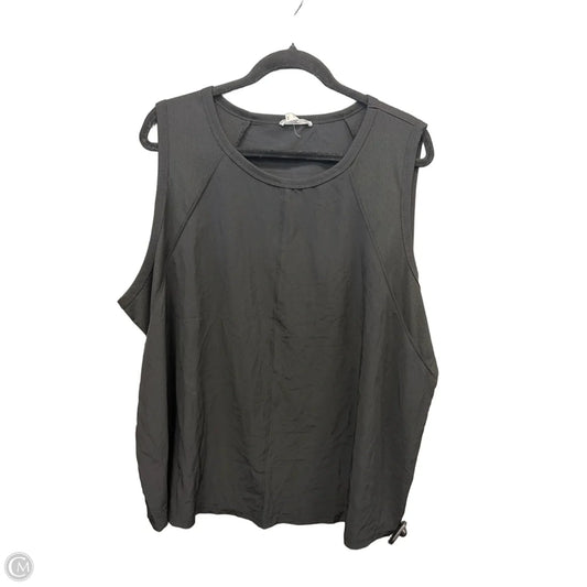 Top Sleeveless By Maurices In Black, Size: 3x