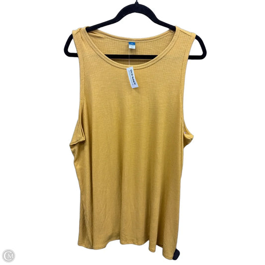 Tunic Sleeveless By Old Navy In Yellow, Size: Xxl