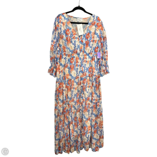 Dress Casual Maxi By First Love In Floral Print, Size: 2x