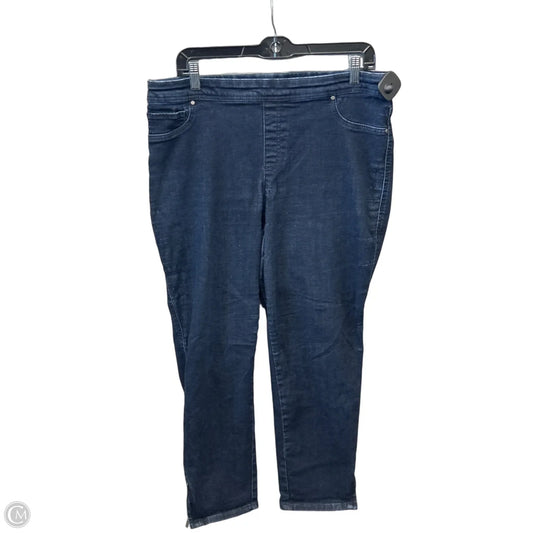 Jeans Jeggings By Chicos In Blue Denim, Size: 2