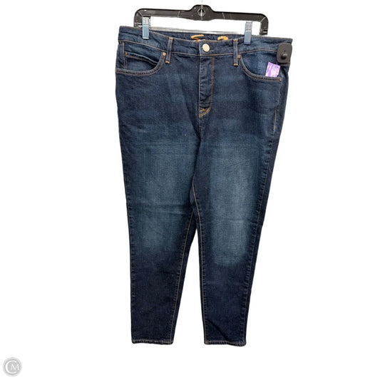 Jeans Skinny By Seven 7 In Blue Denim, Size: 16