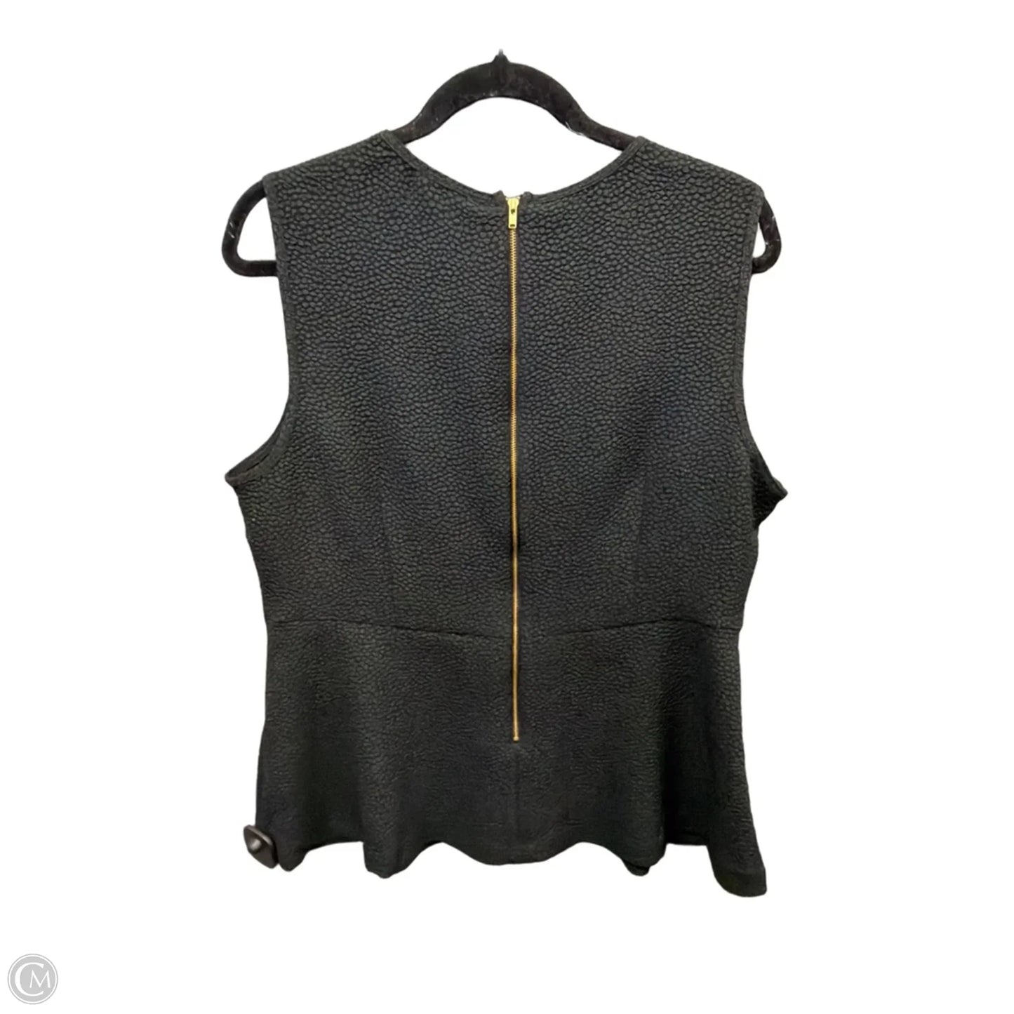 Top Sleeveless By Limited In Black, Size: Xl
