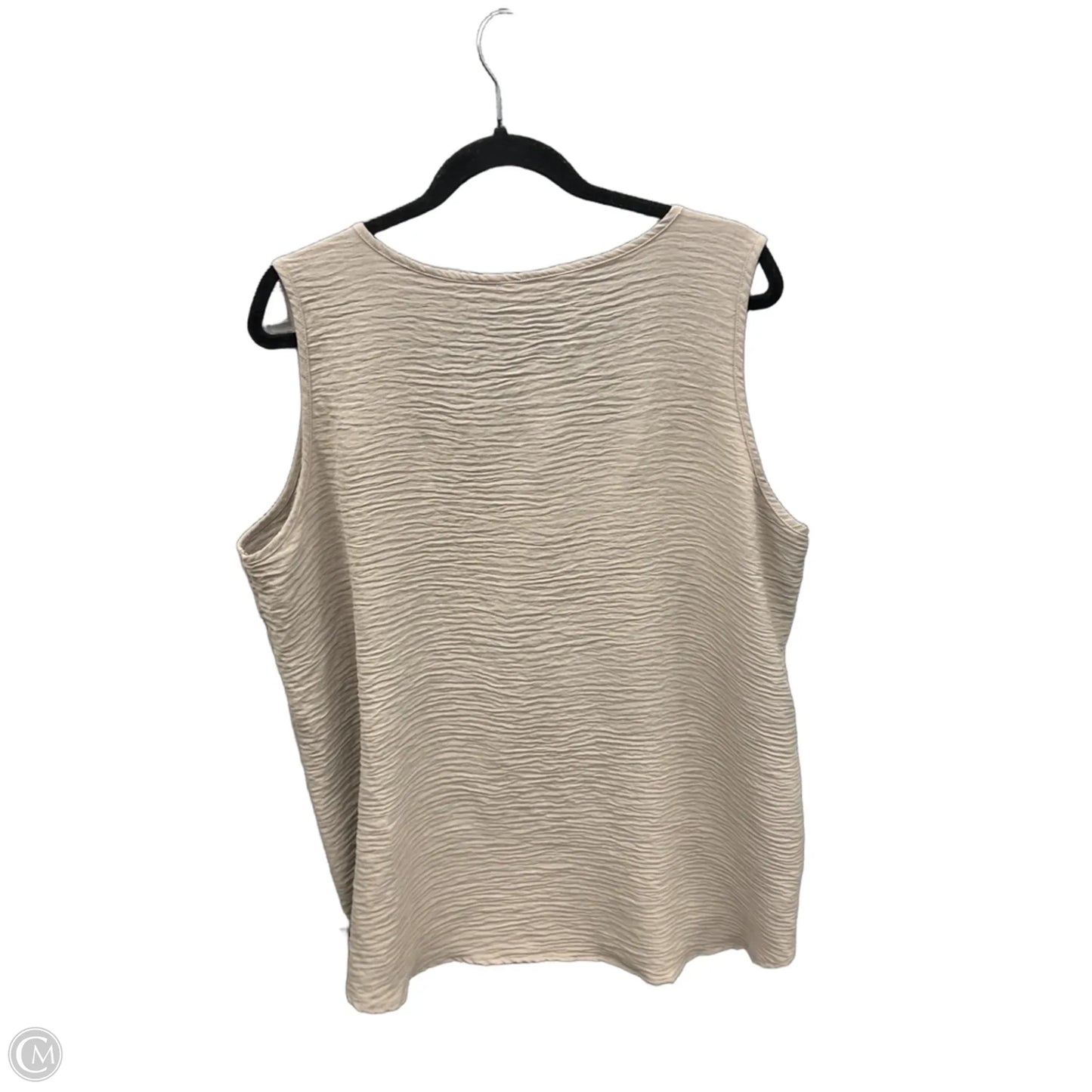 Top Sleeveless Basic By Zenana In Brown, Size: 2x