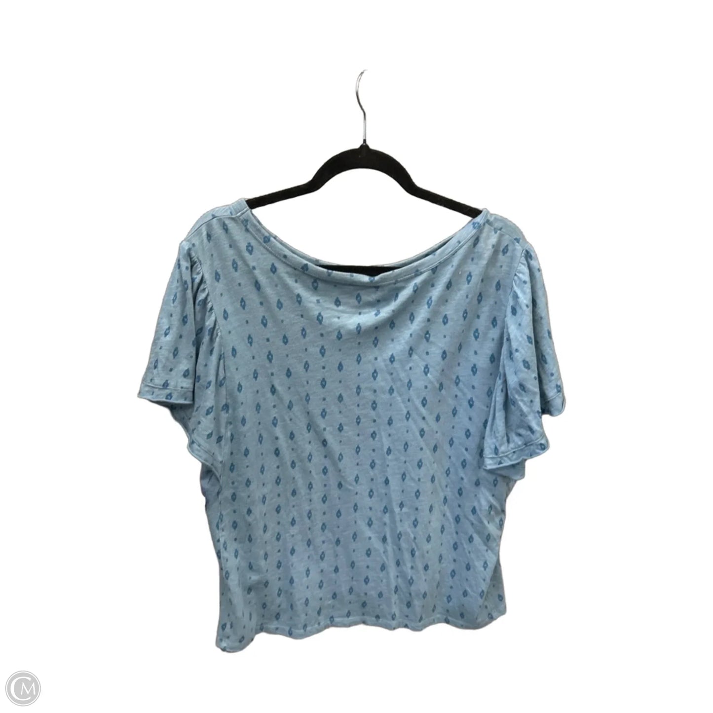 Top Short Sleeve By Sonoma In Blue, Size: Xl