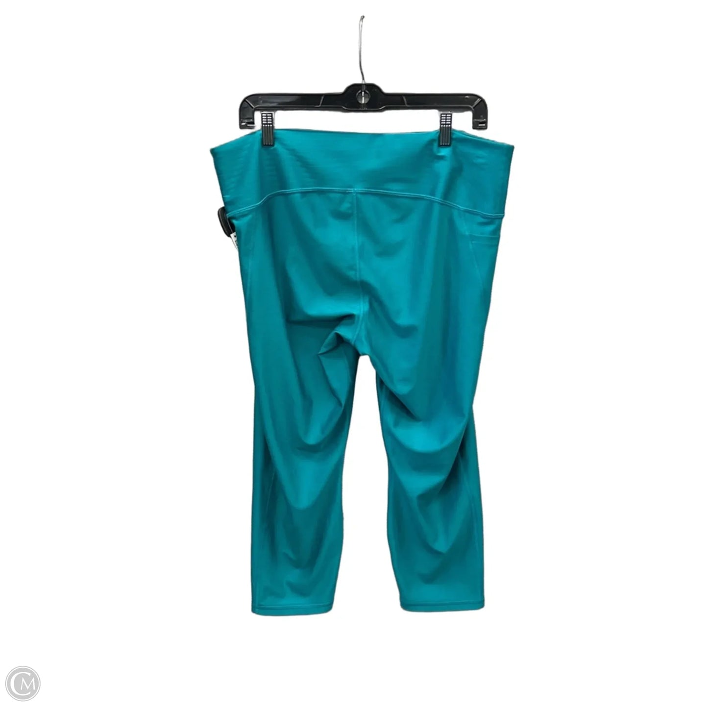 Athletic Leggings Capris By Under Armour In Green, Size: Xxl