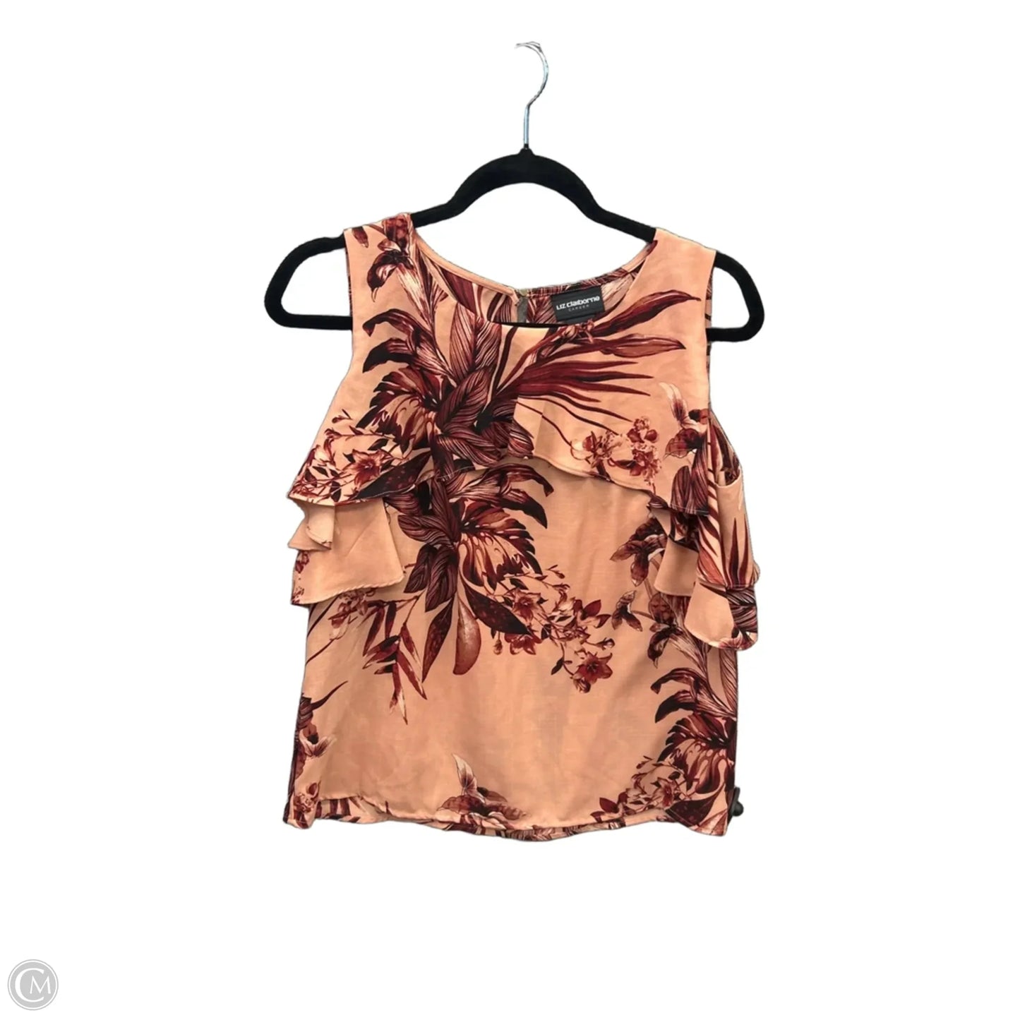 Top Short Sleeve By Liz Claiborne In Pink, Size: S