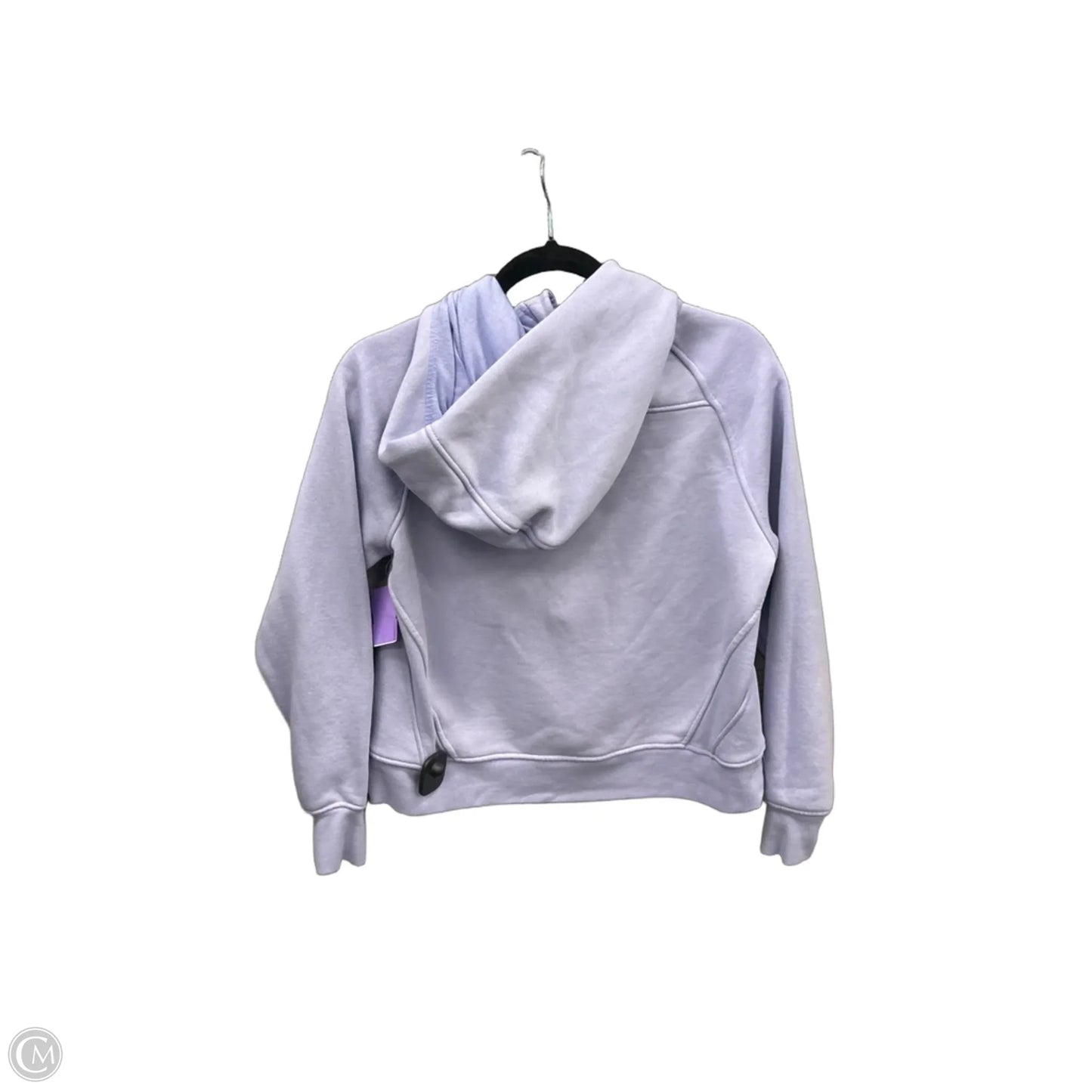 Athletic Top Long Sleeve Hoodie By Danskin In Purple, Size: M