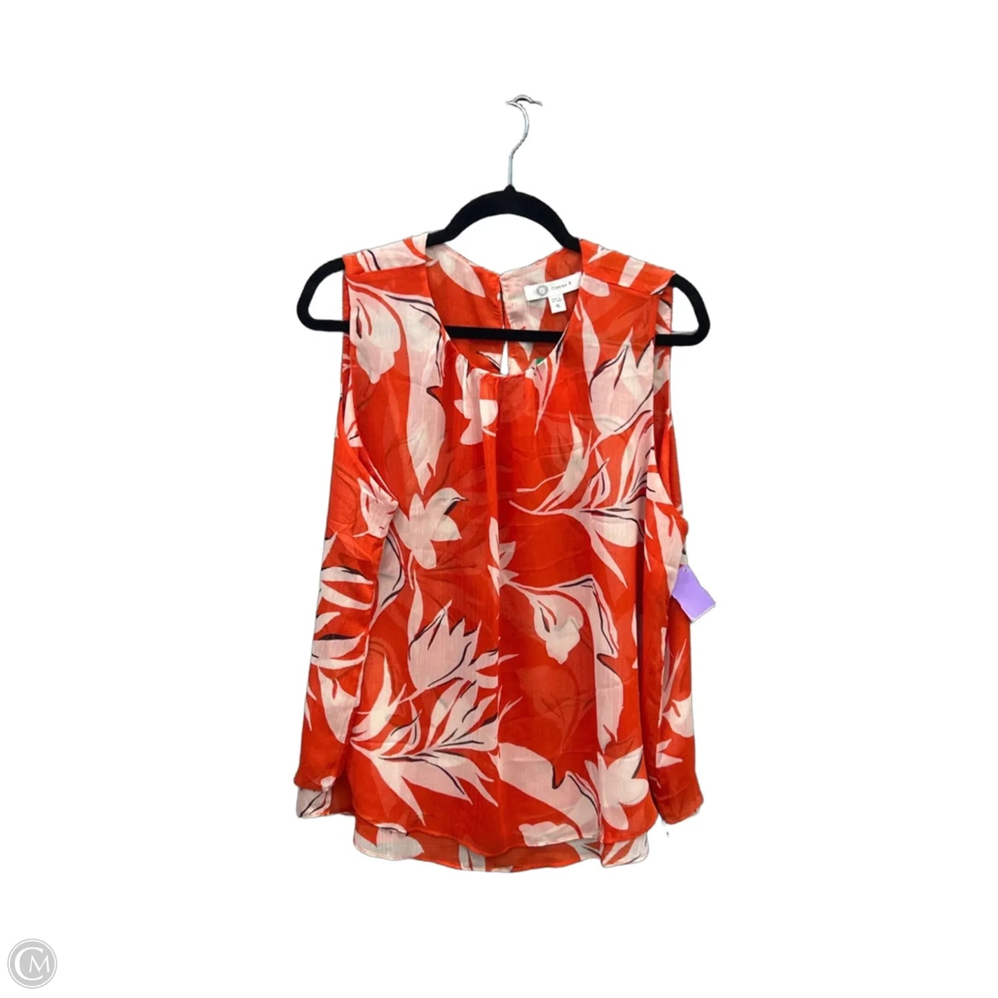 Tunic Sleeveless By Clothes Mentor In Orange, Size: Xl
