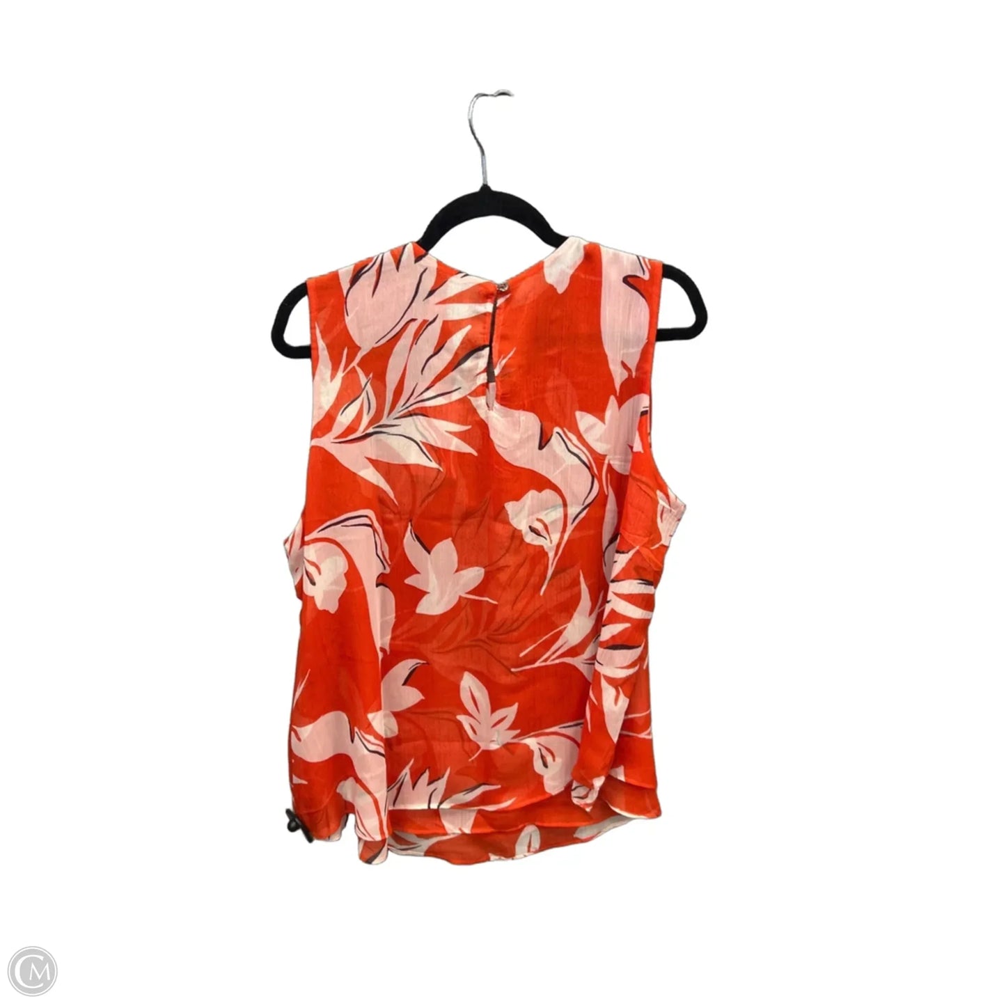 Tunic Sleeveless By Clothes Mentor In Orange, Size: Xl