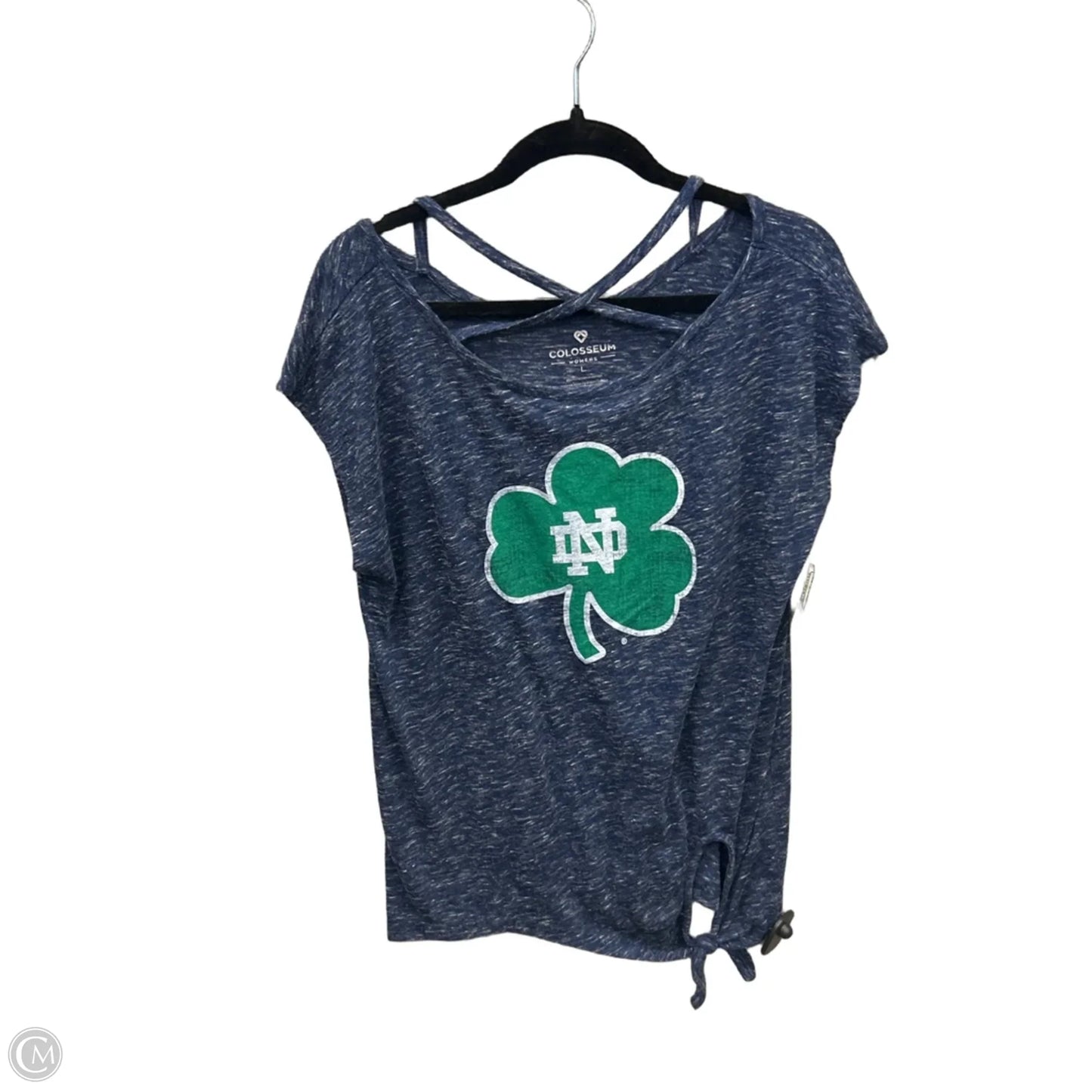 Top Short Sleeve By Colosseum In Blue, Size: L