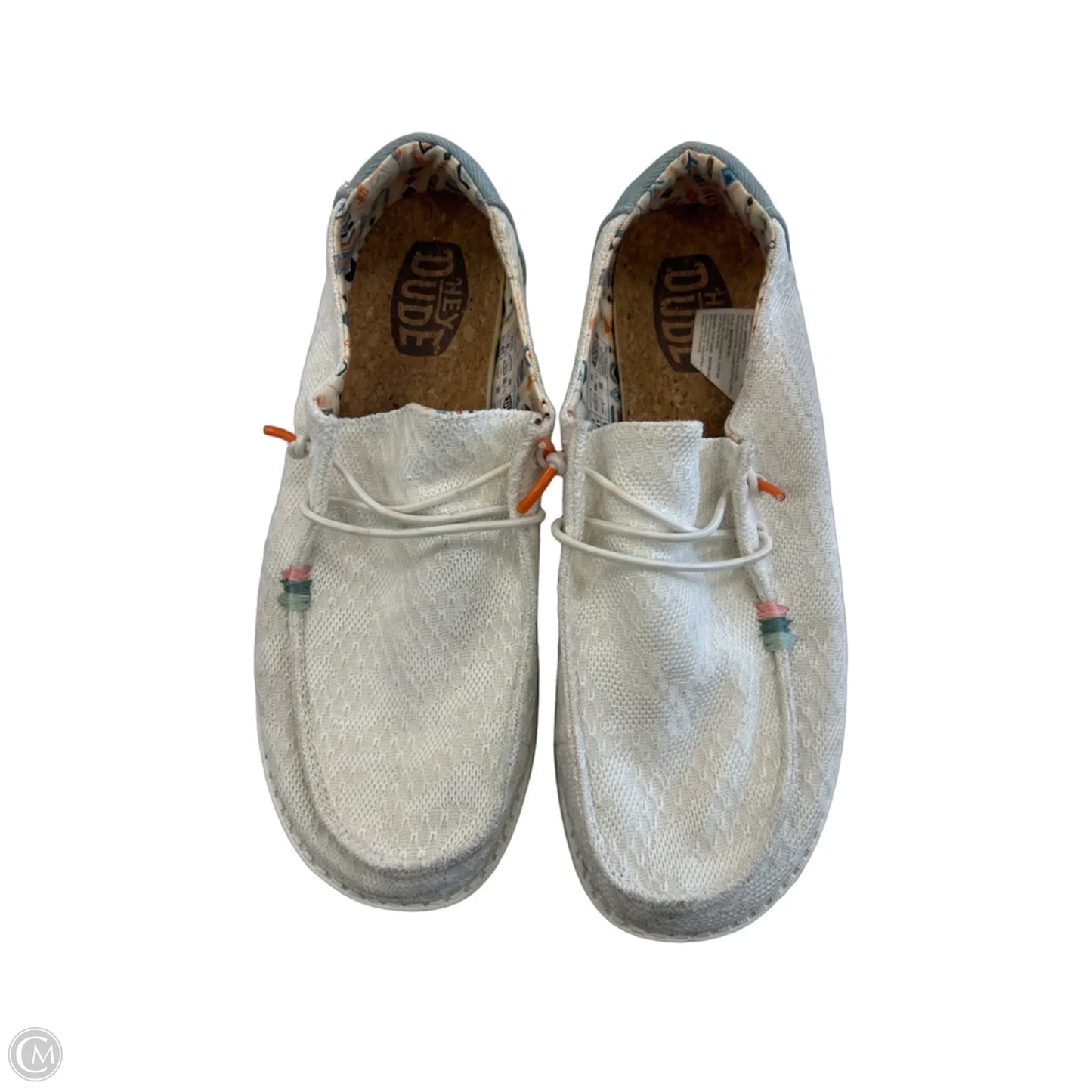 Shoes Flats By Hey Dude In White, Size: 10
