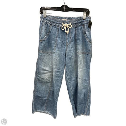Pants Cropped By Maurices In Blue Denim, Size: 8