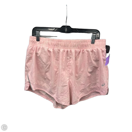 Athletic Shorts By Asics In Pink, Size: L