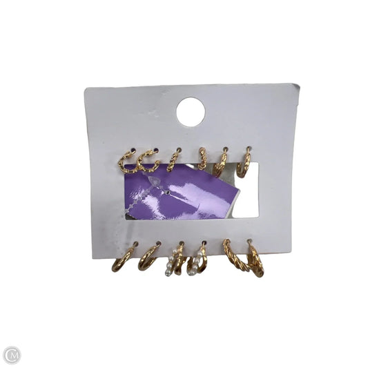 Earrings Hoop By Clothes Mentor, Size: 06 Piece Set