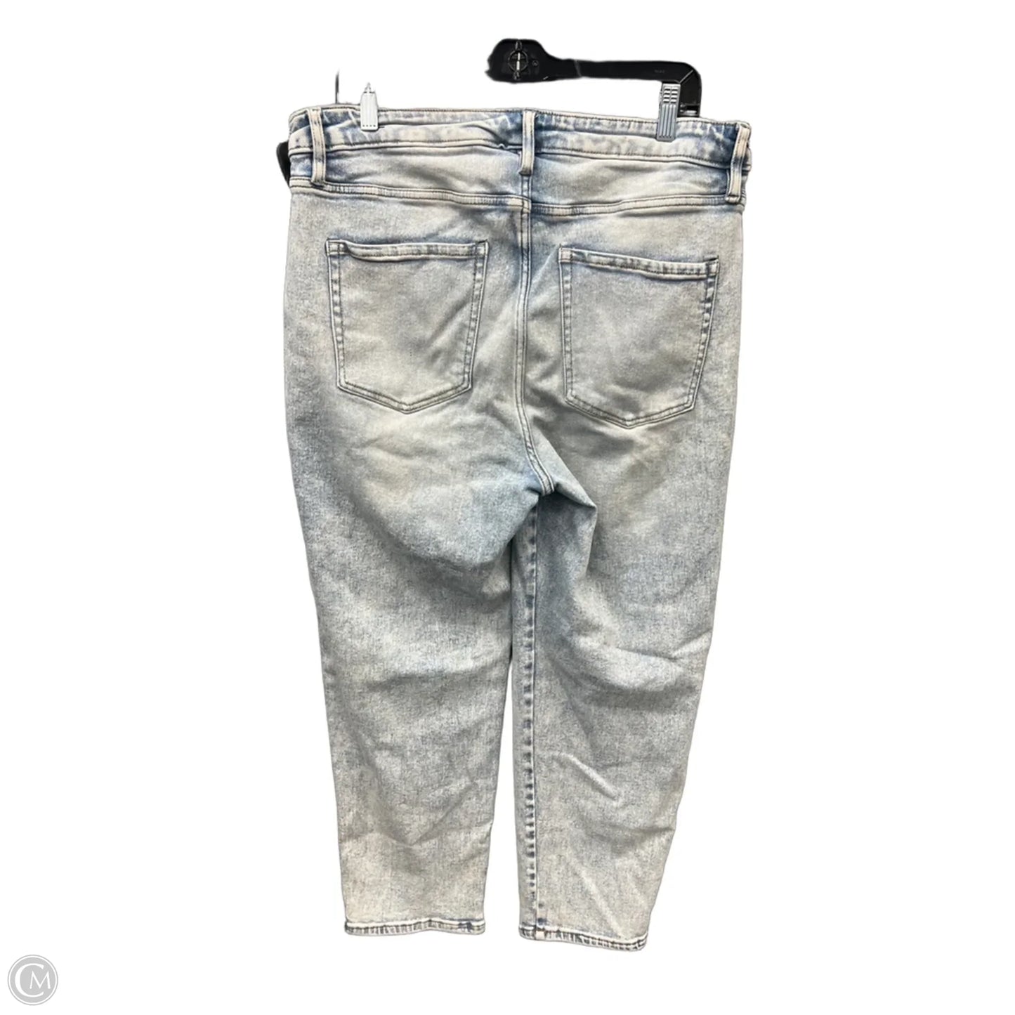 Jeans Straight By Ava & Viv In Blue Denim, Size: 16