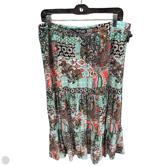 Skirt Maxi By Cato In Multi-colored, Size: 12