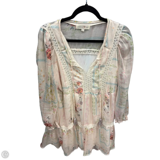 Dress Casual Midi By Penelope Rose In Cream, Size: Xl